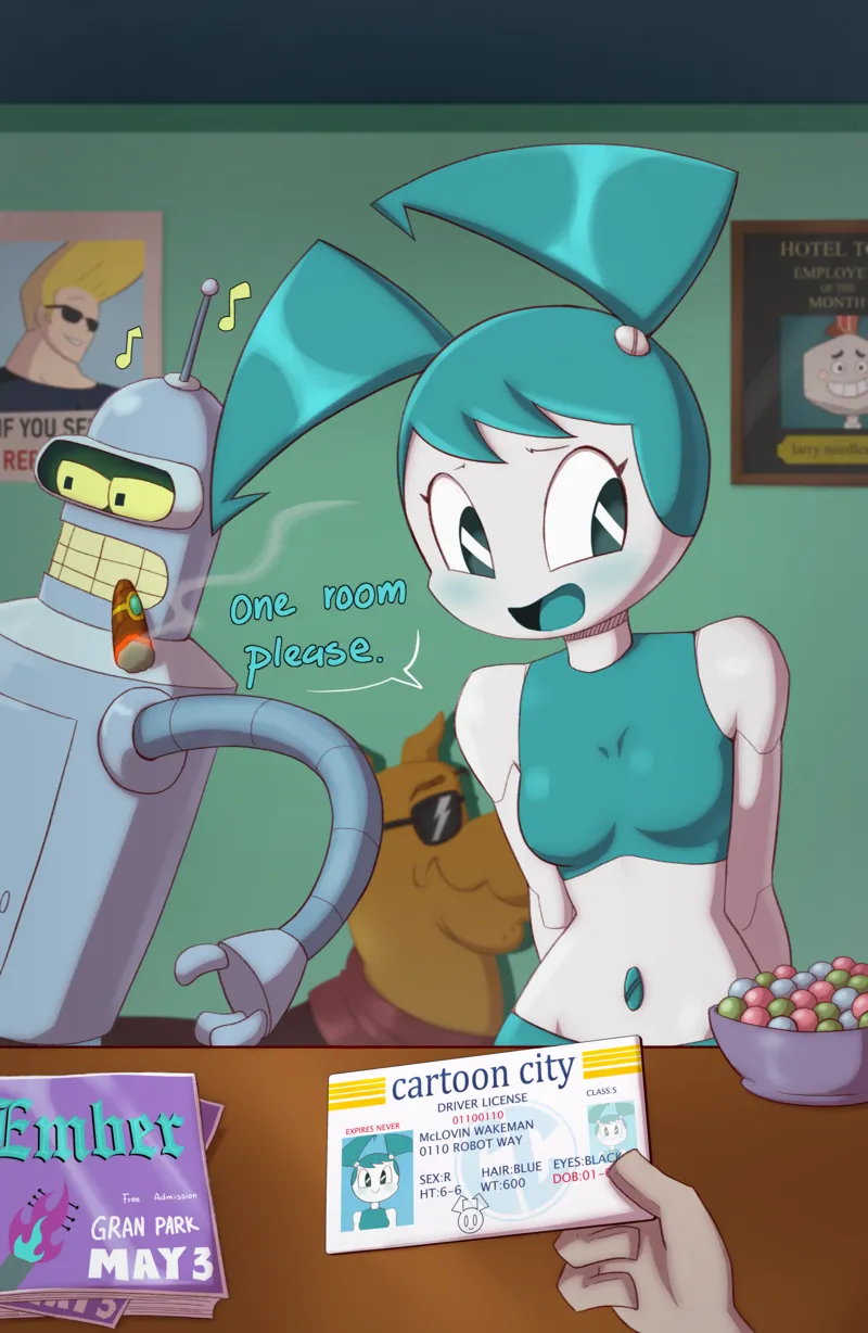 Teenage Robot Love comic porn