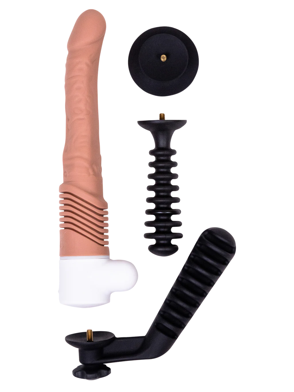 Realistic Silicone Thrusting Dildo with Sex Machine Power