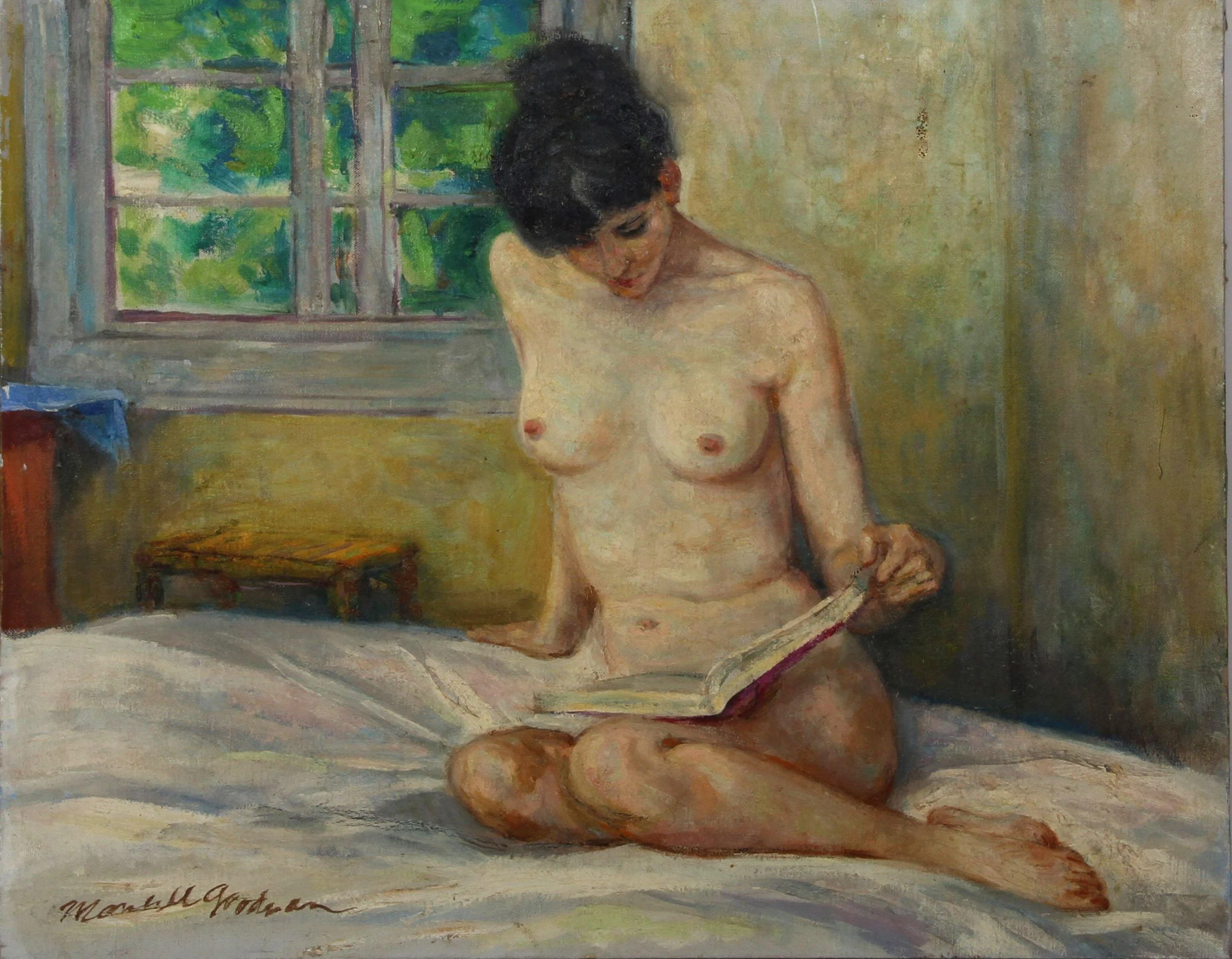 Nude Woman Reading