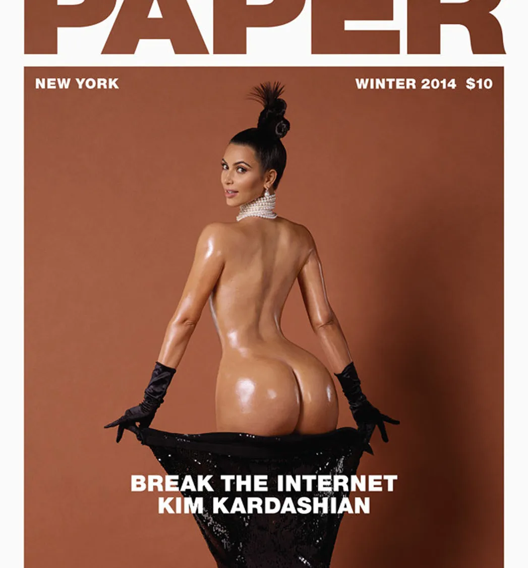 Kim Kardashian Goes Full Frontal Nude for Paper Magazine