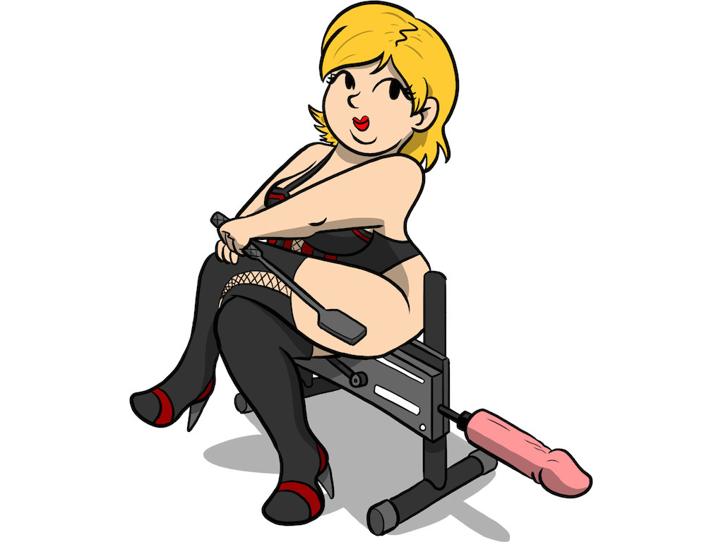 Guest blog: Her first fucking machine experience