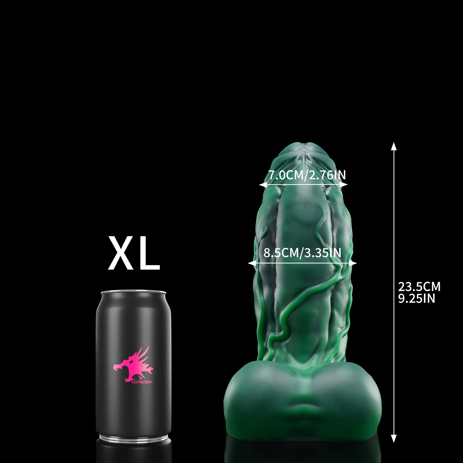 Nothosaur BANNER GITD Realistic Thick Dildo Anal Plug Sex Toy