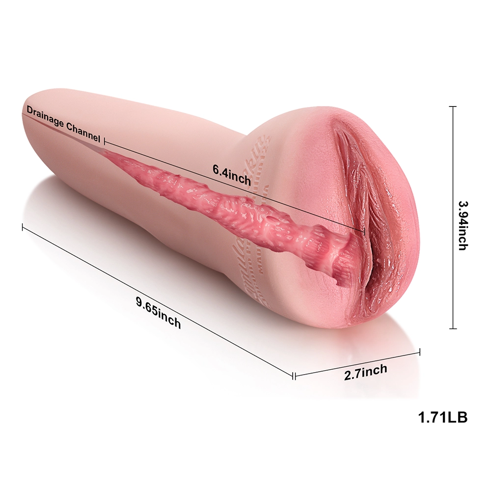 Silicone Pocket Pussy with Realistic Labia
