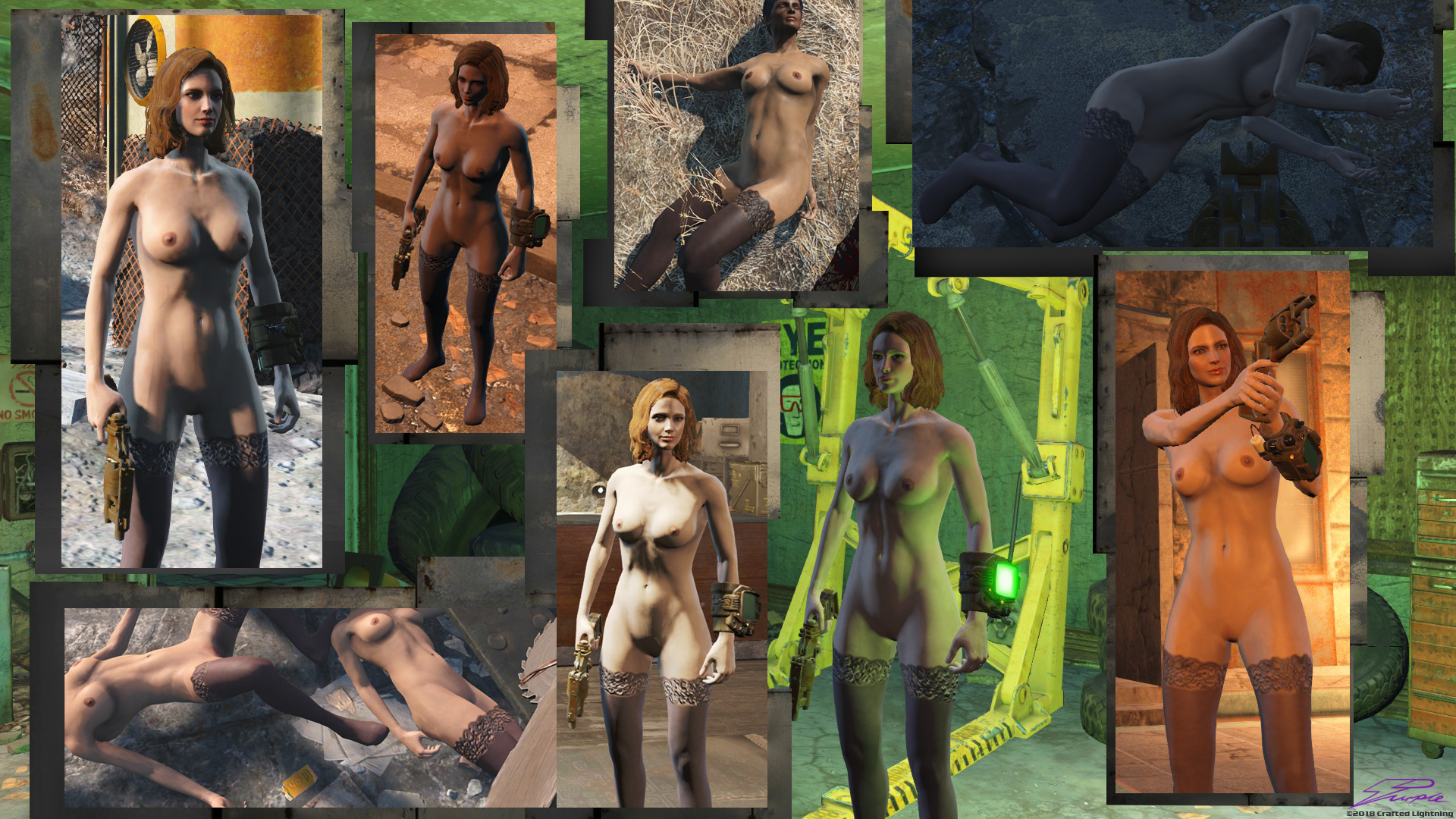 Mod-Fallout 4 female nude with stockings by CraftedLightning on DeviantArt