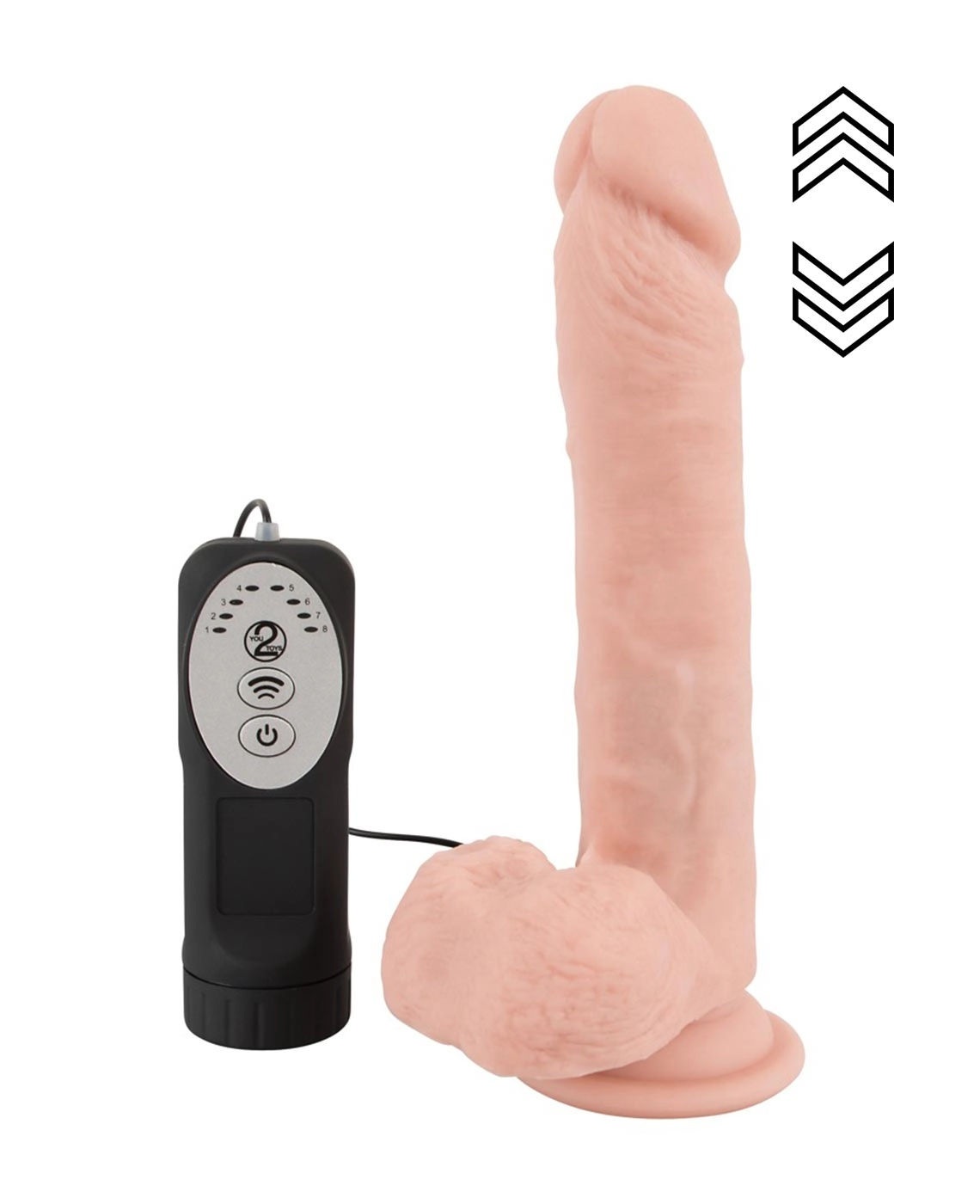 Vibratori Meccanici Spinta Silicone Medicale 21 cm
