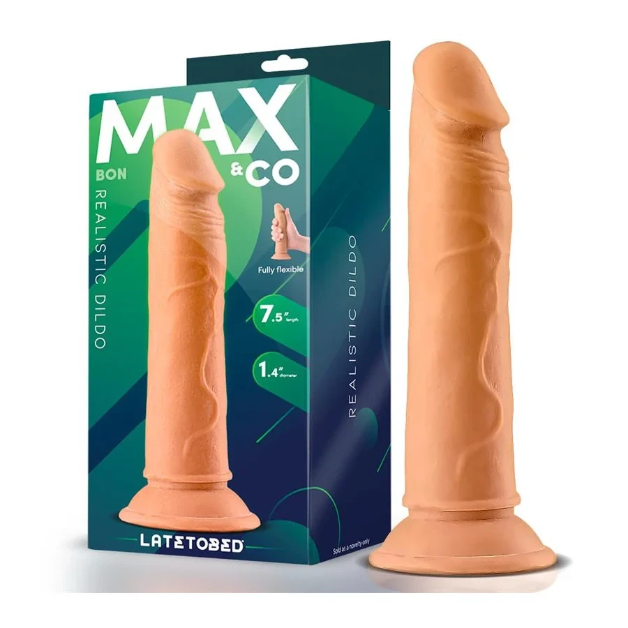 Bon Dildo Realista con Ventosa 7.5 Natural