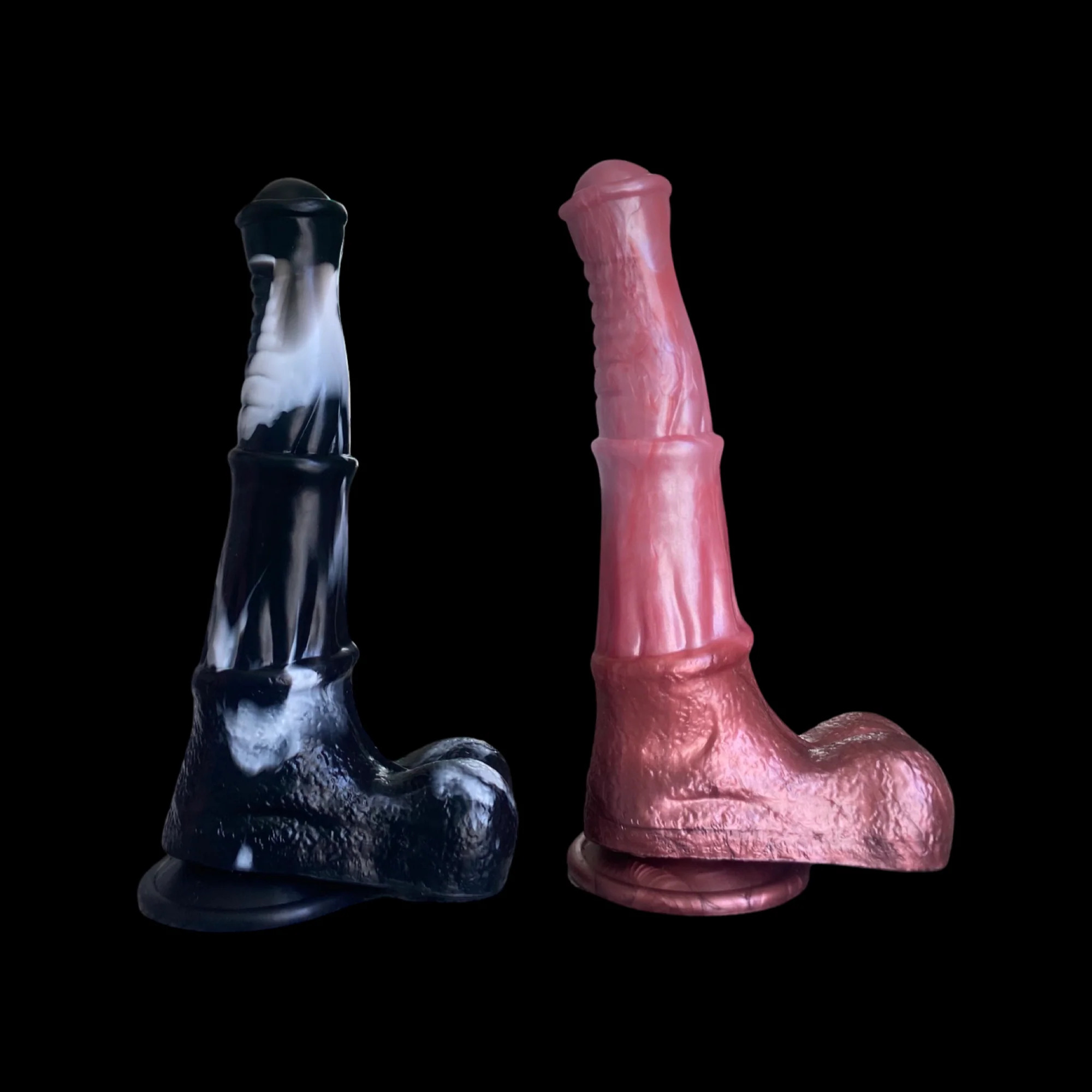 Flared Horse Fantasy Dildo Equine Dong Silicone Sex Toy