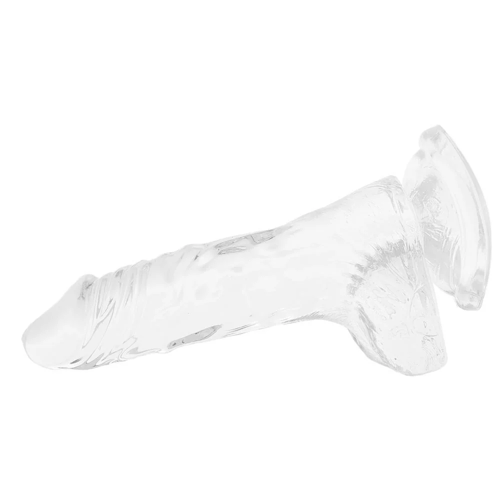4 Clear Suction Cup Dildo