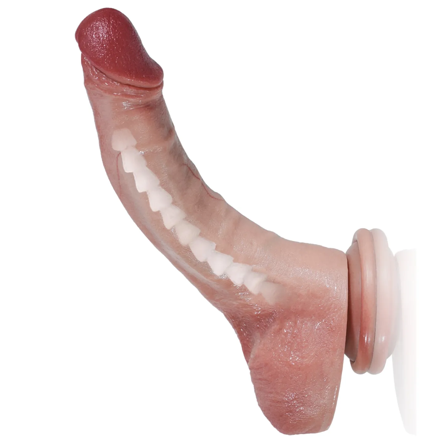 Silicone Realistische Dildo Met Flexibele Kiel 20cm