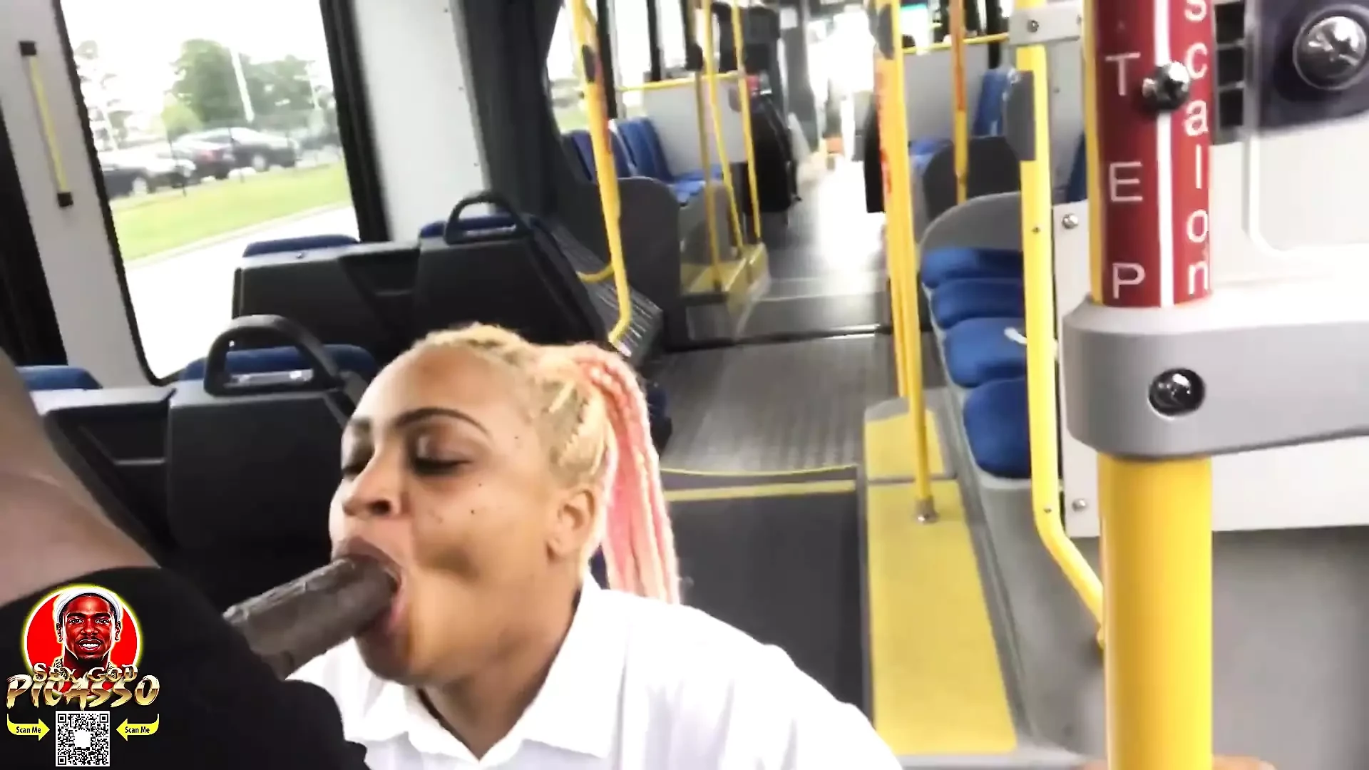 Public Bus Dick Sucker: Blowjob Blowjob Porn feat. Tayberrytionie