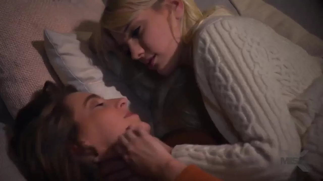 Best lesbian sex between mom and stepdaughter then caught by son watch online