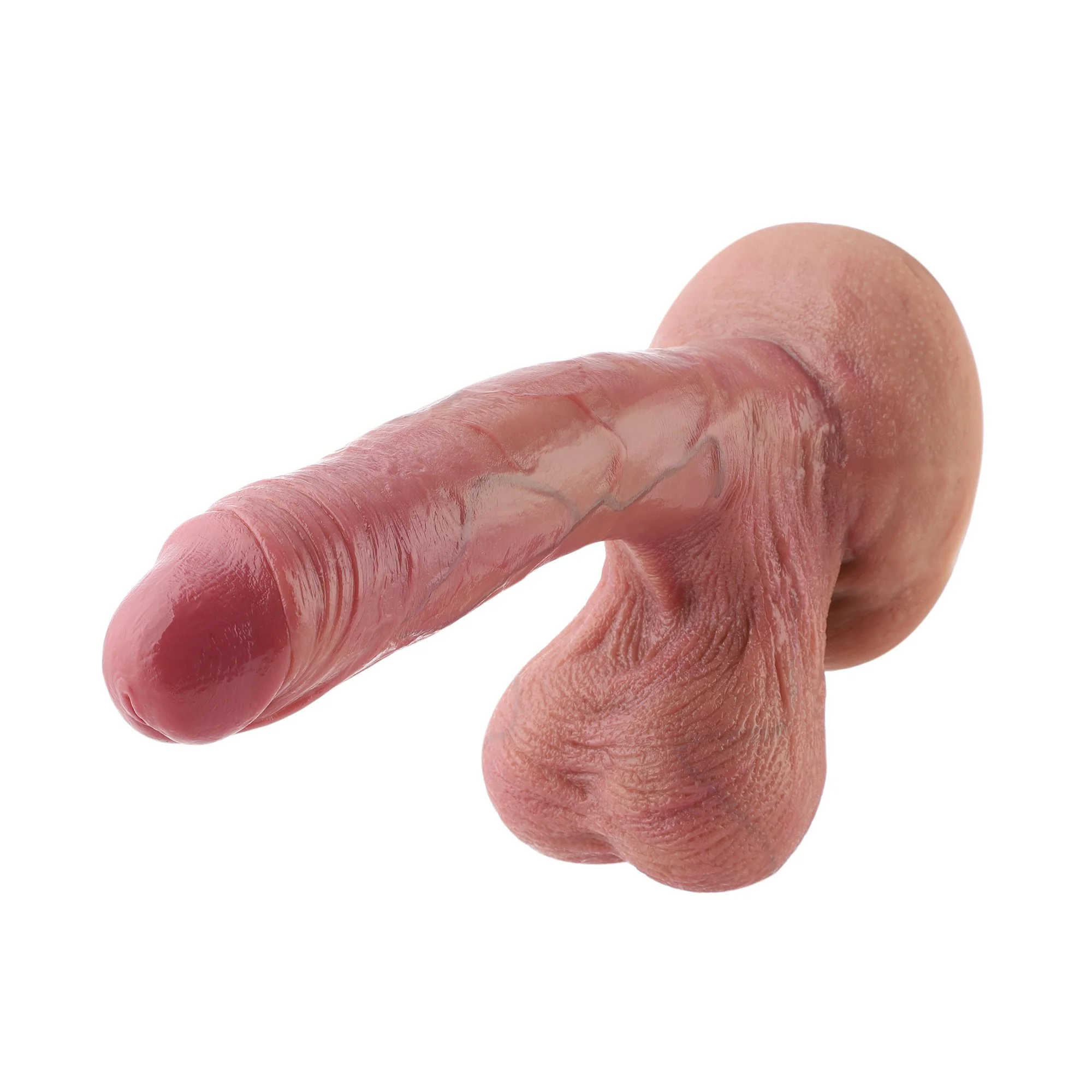 Realistische Dildo KlicLok en Zuignap 25 CM Beige