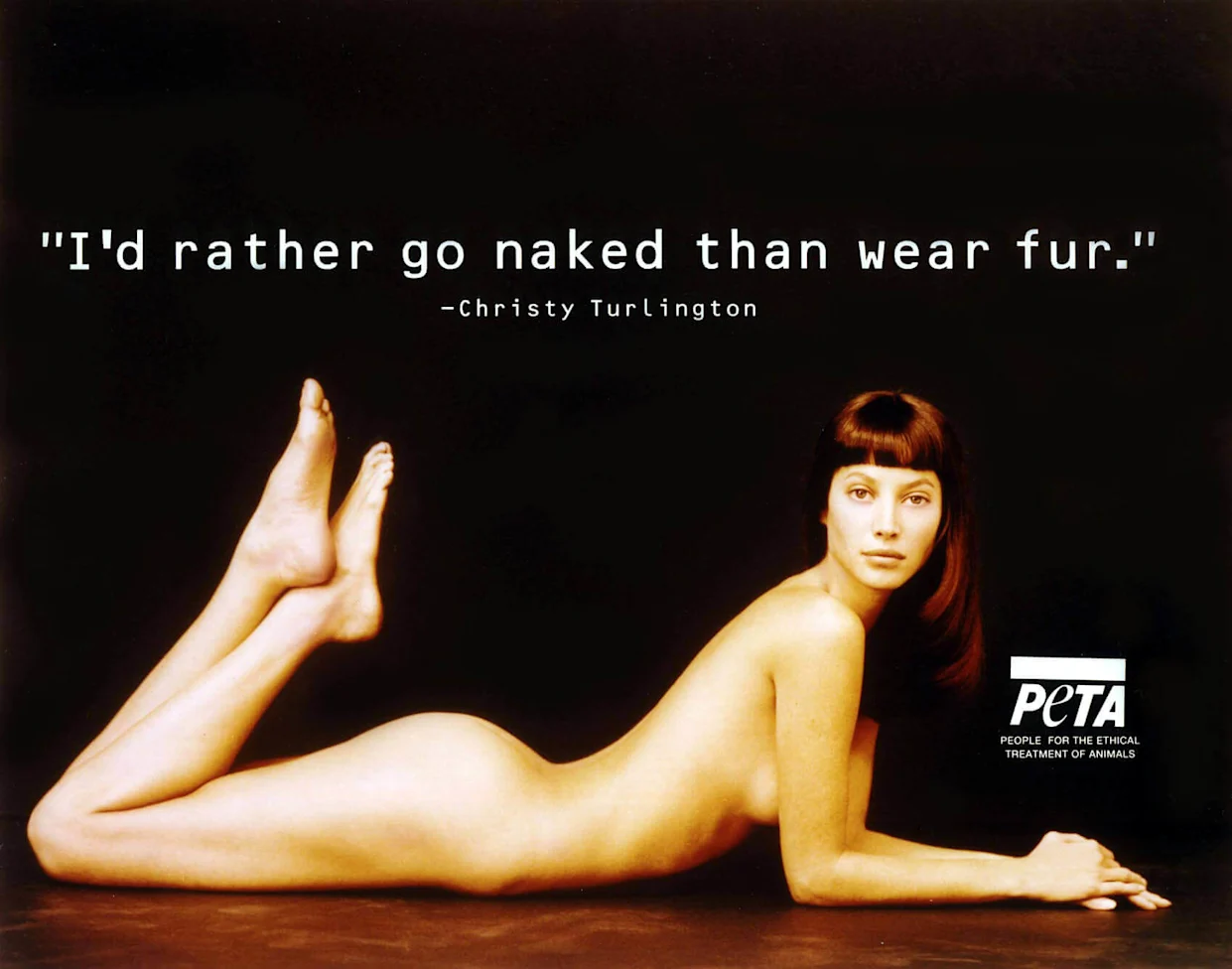 PETA stops Id Rather Go Naked Than Wear Fur campaign