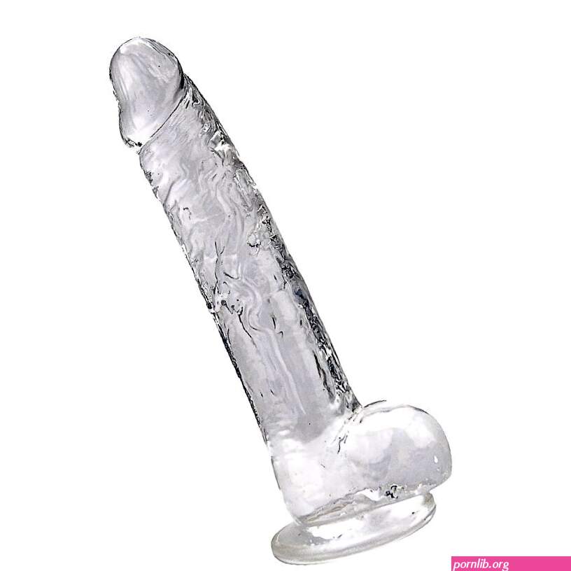 Loving Joy 9 Inch Dildo with Balls Clear