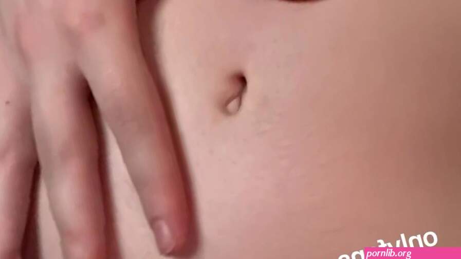 Close up van mijn zwangere Belly knop..