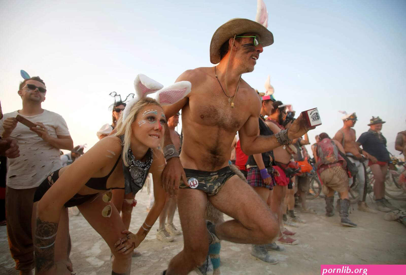 burning man naked chicks