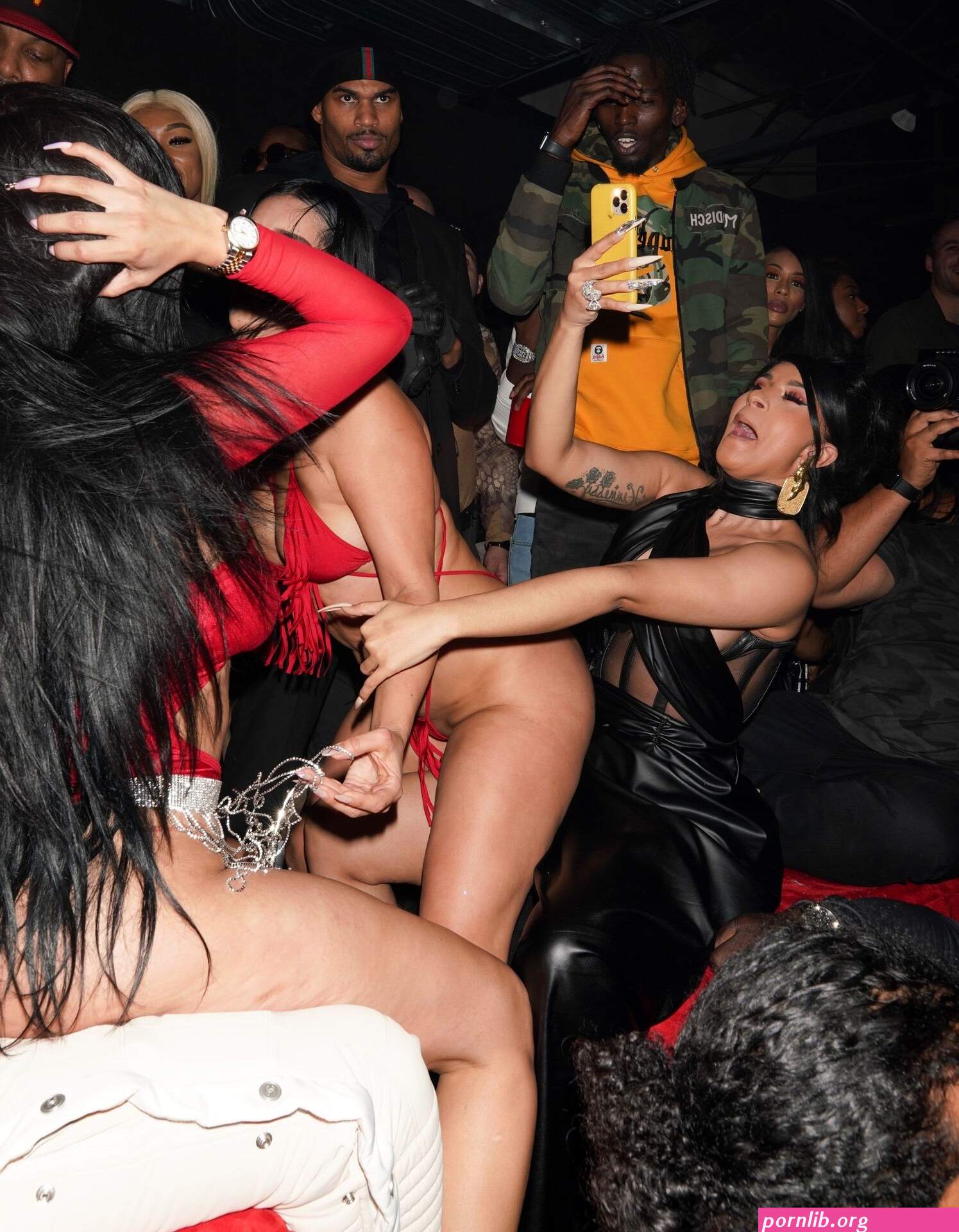 cardi b nude strip