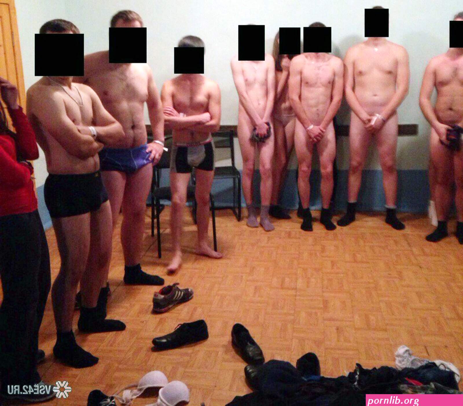 naked students
