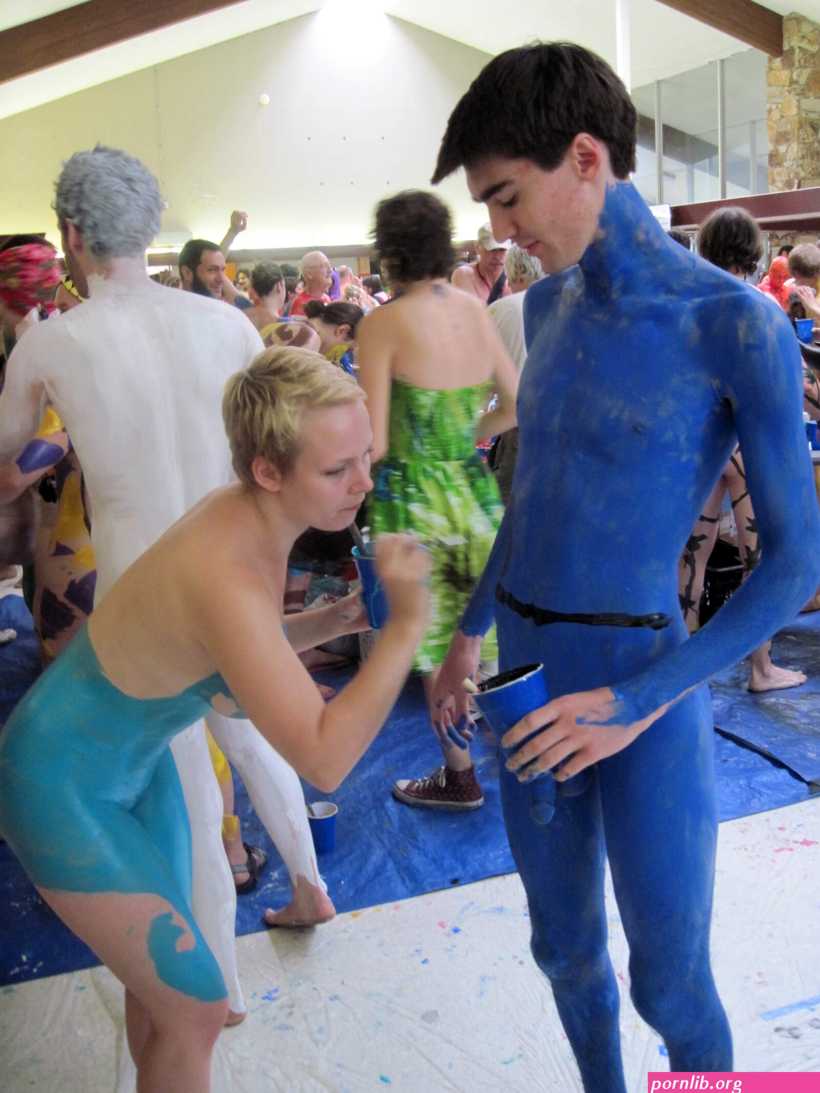 naked body paint