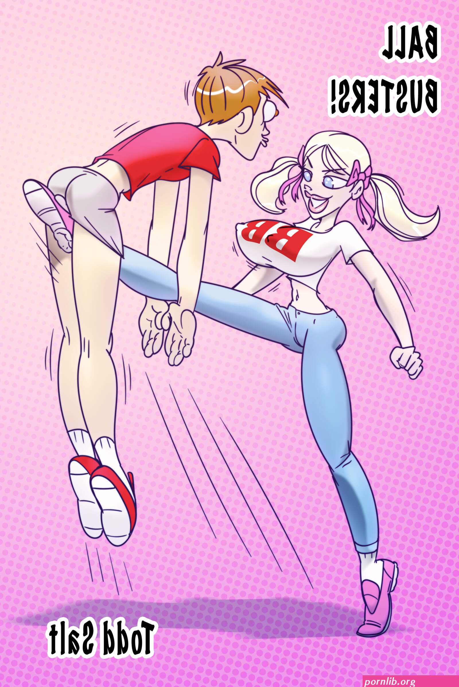 ball busting cartoons