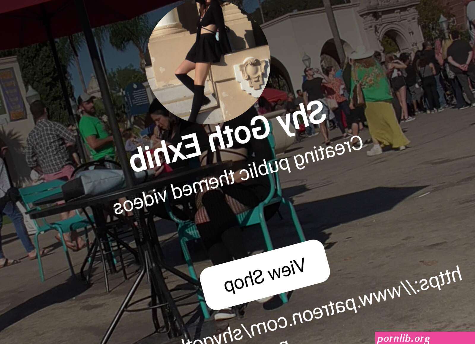 Shy goth exhib