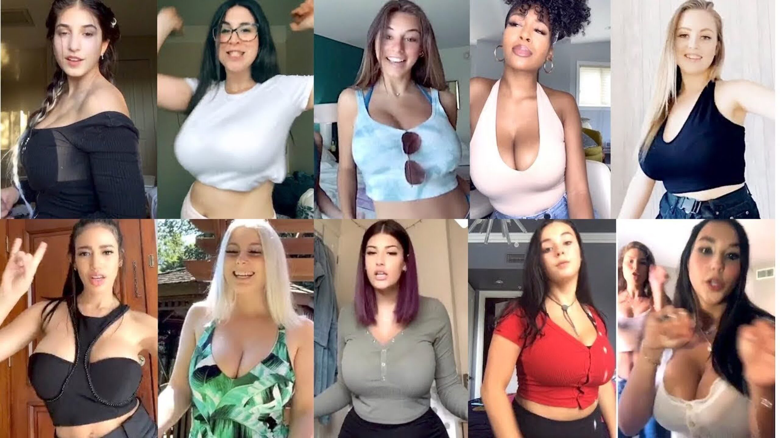Porn: boobs tiktok