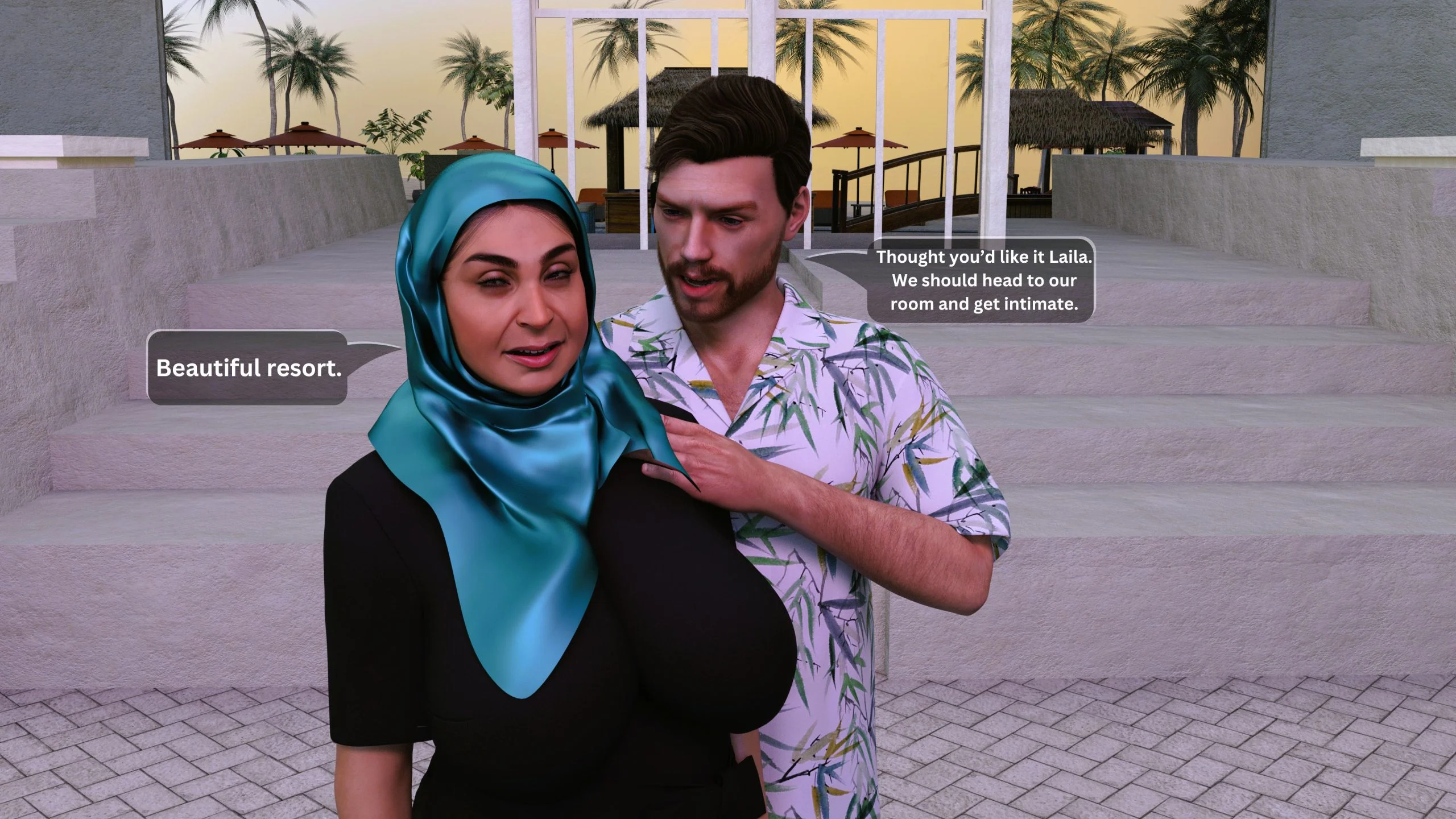 Porn: nude chubby mom hijab
