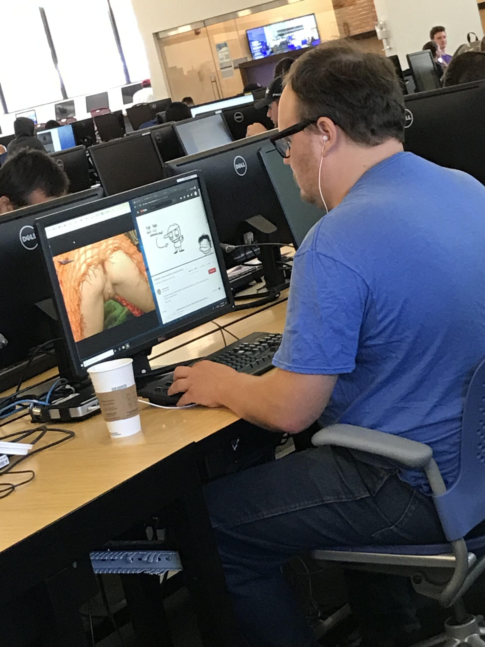 Porn: classroom watching porn