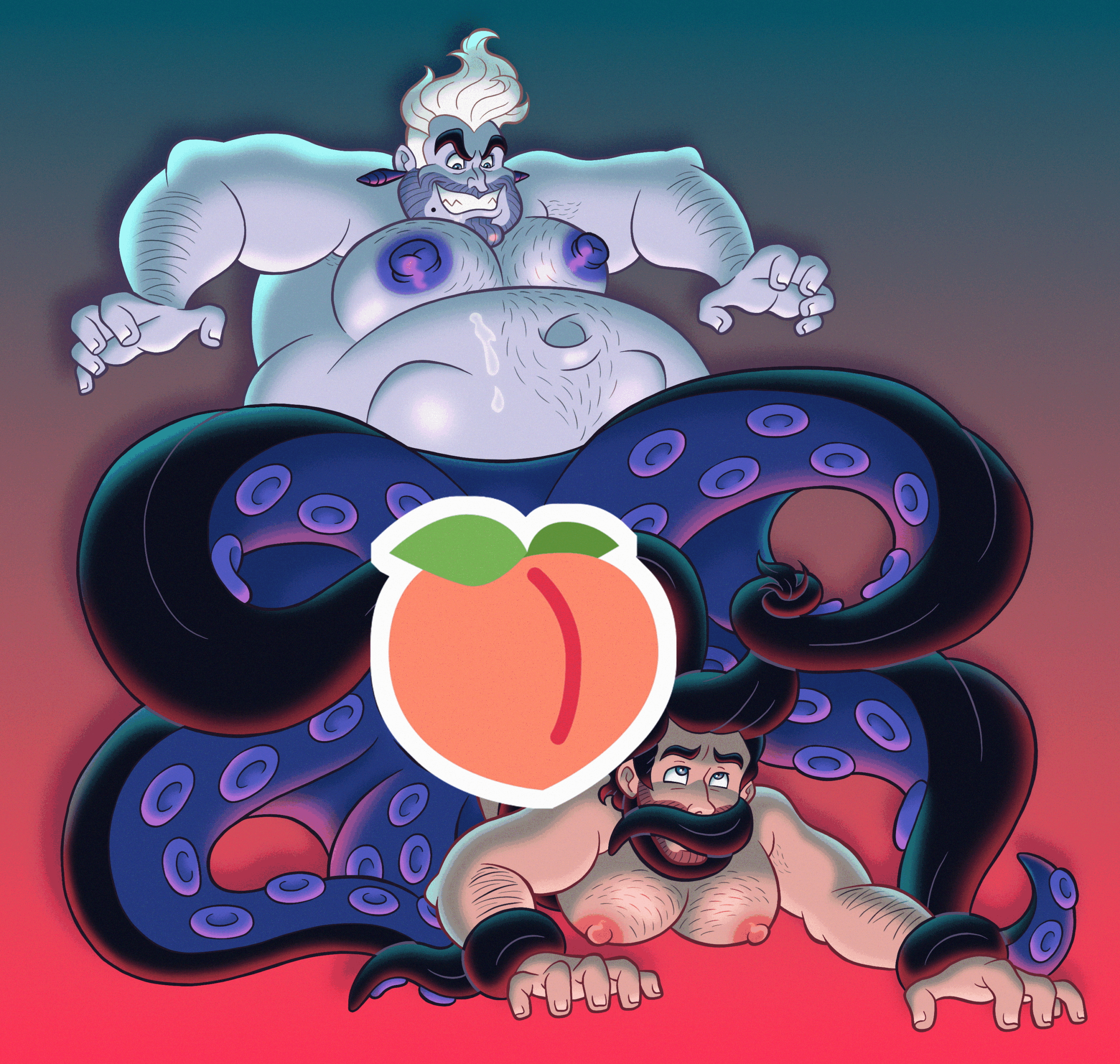 Porn: anal vore octopus