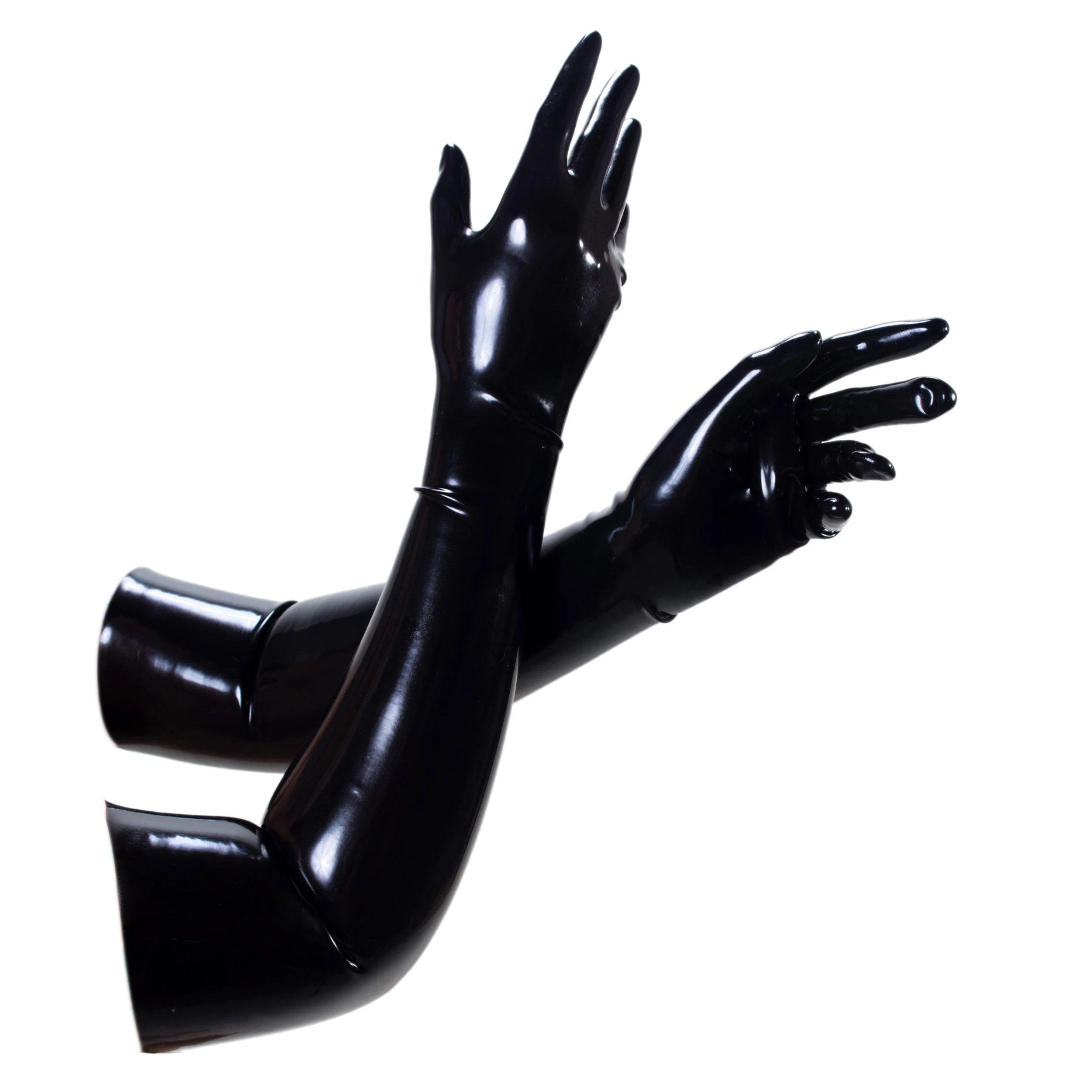 Porn: long latex glove porn