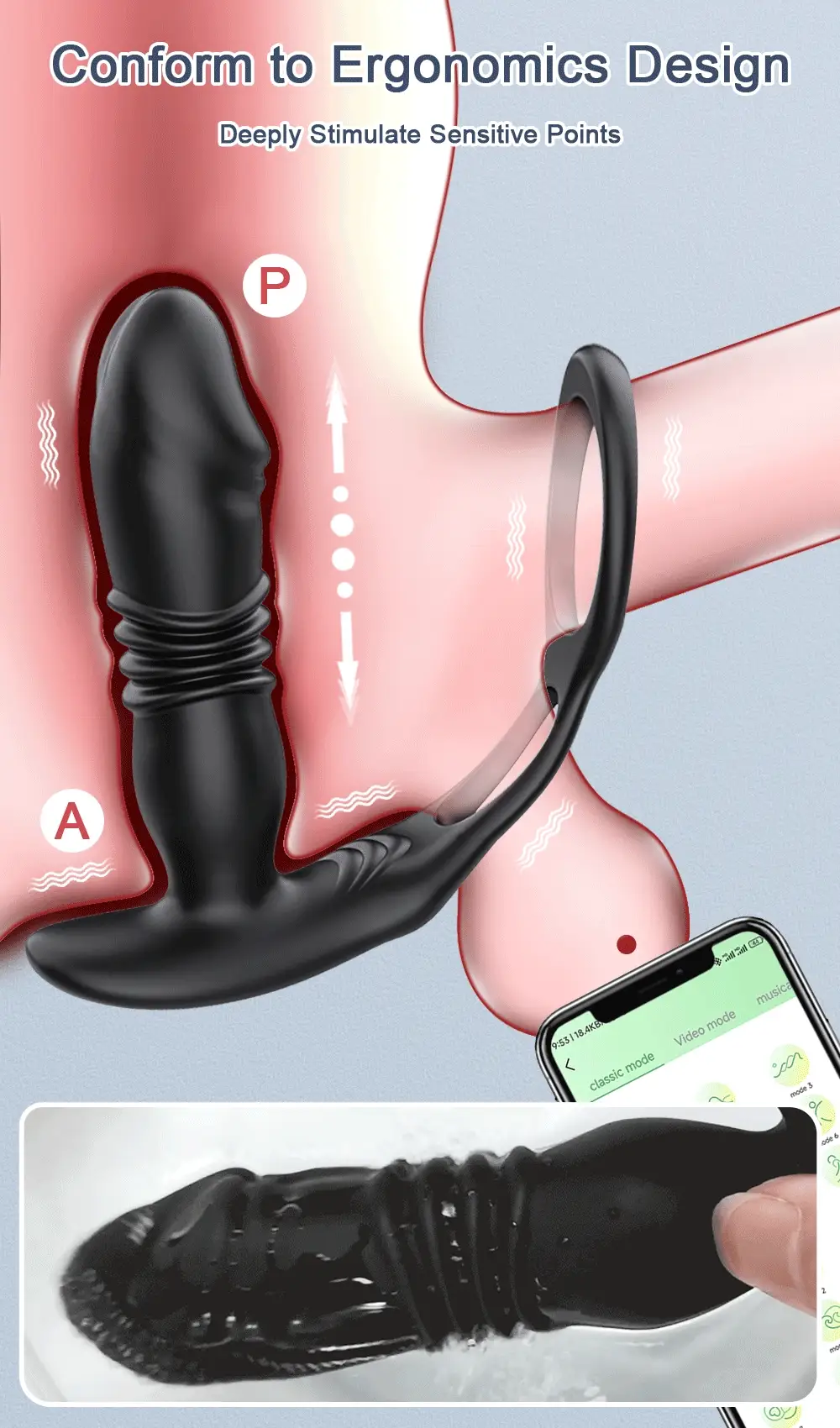 Porn: consolador anal