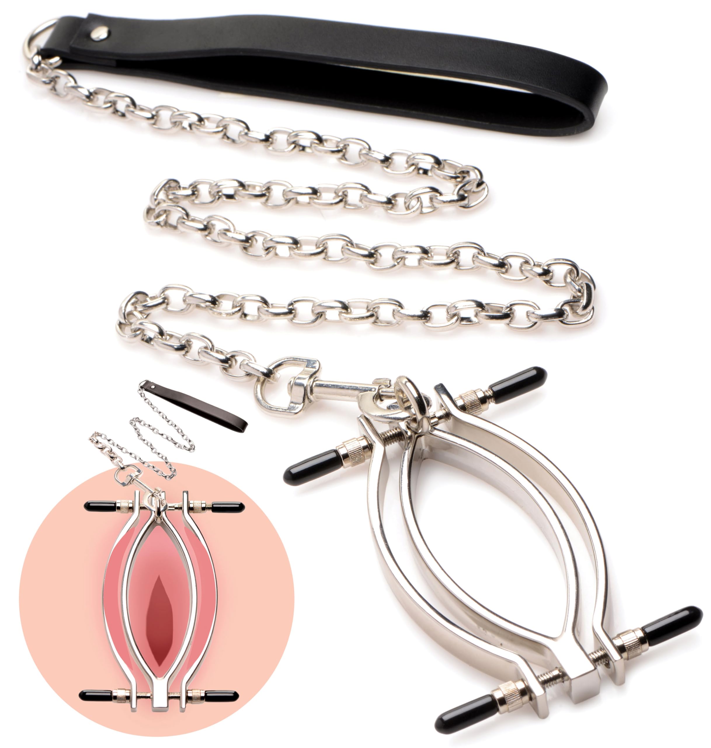 Porn: pussy clamps