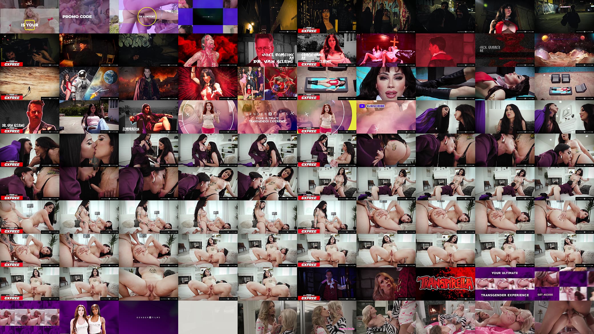 Porn: transpirella trans porn